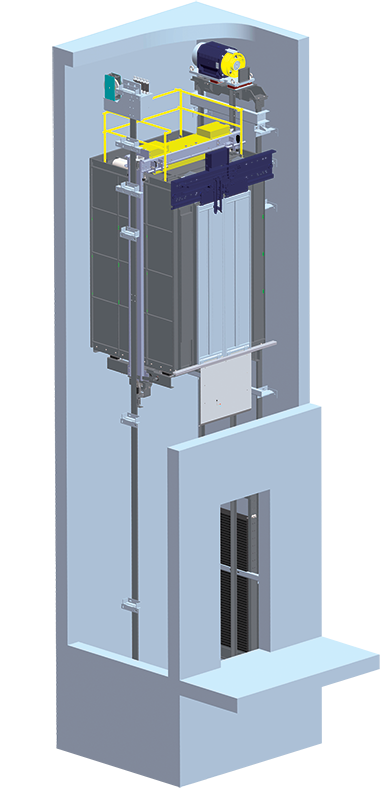 RICH-MRL Ascensor Sin Sala De Maquina